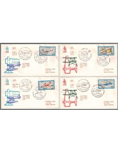 ITALY 1981 FDC (Venice) Ordinary Aircraft