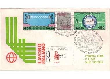 ITALY 1982 FDC (Venice) Italian work collected