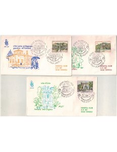 ITALY 1982 FDC (Venice) Ville, 3rd issue