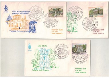 ITALIA 1982 FDC (Venetia) Ville, 3ª emissione