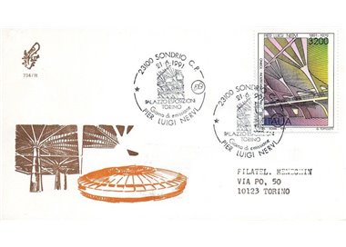 ITALY 1991 FDC (Venice) Pier Luigi Nervi