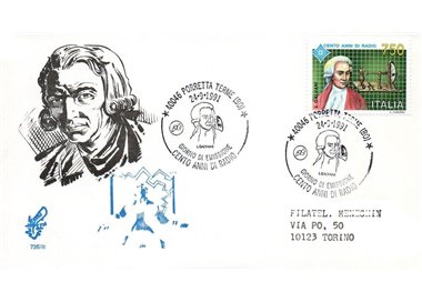 ITALY 1991 FDC (Venice) Centenary of the radio