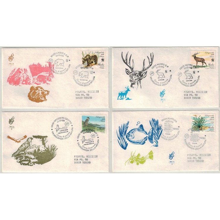 ITALY 1991 FDC (Venice) Nature Conservation