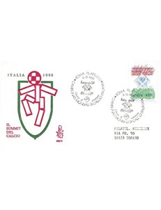 ITALY 1989 FDC (Venice) Football World Cup