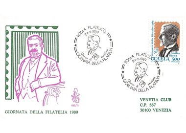 ITALIA 1989 FDC (Venetia) Giornata della filatelia
