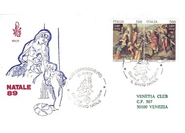 ITALY 1989 FDC (Venice) Christmas