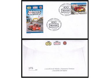 ITALY 2016 Official Envelope 100th Targa Florio