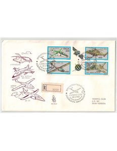 ITALY 1983 FDC (Venice) Aircraft Block