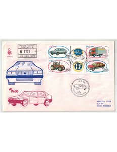 ITALY 1984 FDC (Venice) Auto Blocco