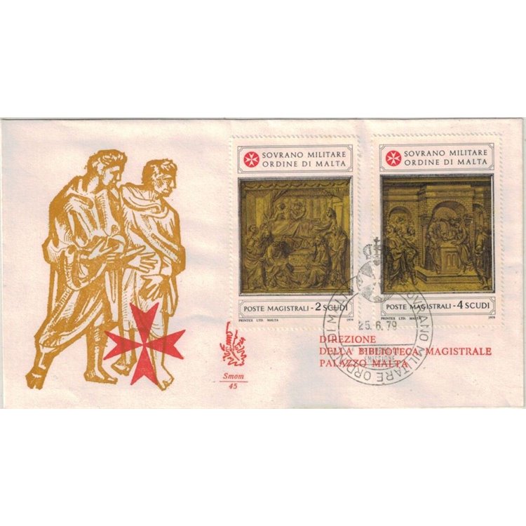 SMOM 1979 FDC (Venetia) Battistero del Duomo di Siena