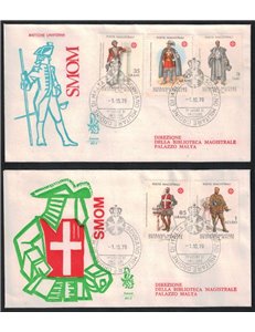 SMOM 1979 FDC (Venice) Ancient uniforms