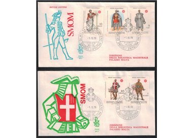 SMOM 1979 FDC (Venetia) Antiche uniformi