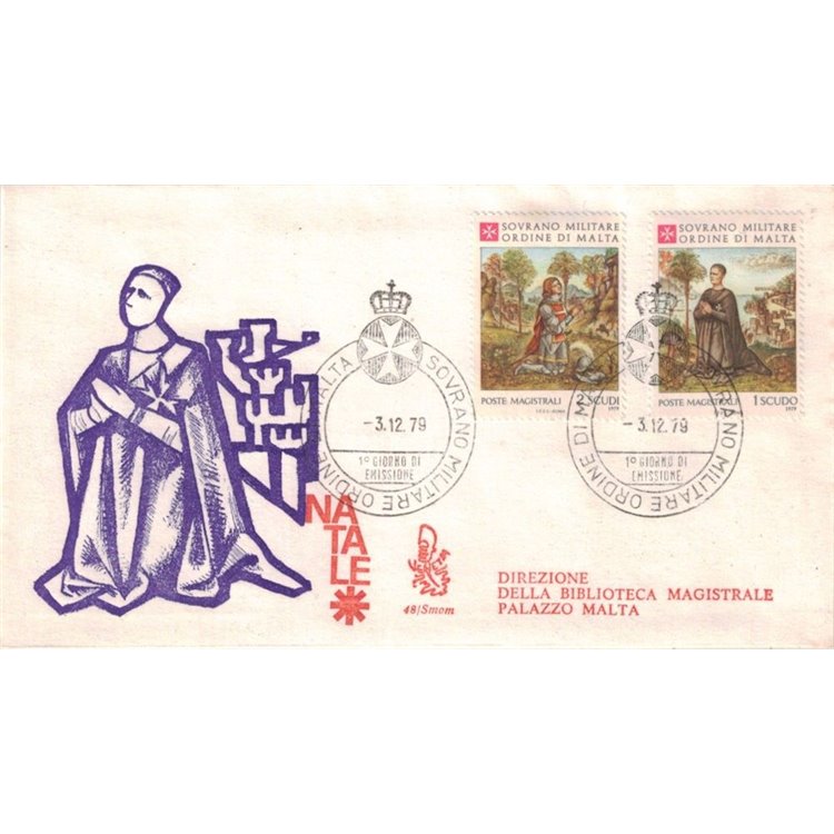 SMOM 1979 FDC (Venetia) Natale