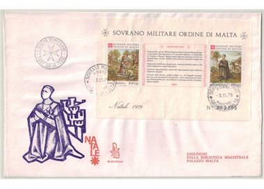SMOM 1979 FDC (Venetia) Natale BF