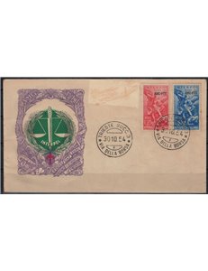 FDC TRIESTE A 1954 INTERPOL General Assembly