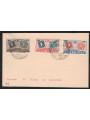 FDC TRIESTE A 1951 Centenario Francobolli Sardi (racc)
