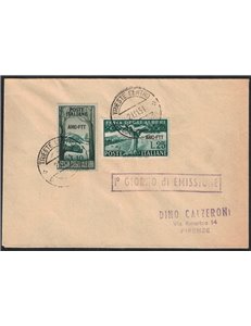 FDC TRIESTE A 1951 Festa degli alberi