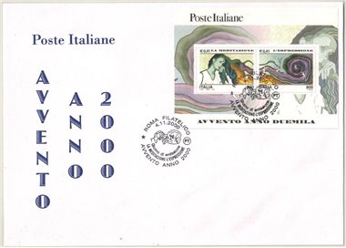 ITALIA 2000 FDC La Meditazione e l'Espressione