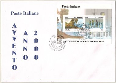 ITALY 2000 FDC Nature and the city