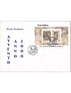 ITALIA 2000 FDC La Guerra e la Pace