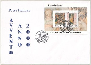 ITALIA 2000 FDC La Guerra e la Pace