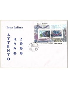 ITALY 2000 FDC Generations and Space