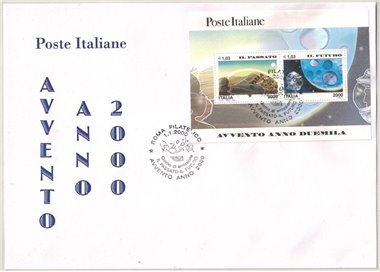 ITALIA 2000 FDC Il Passato e il Futuro