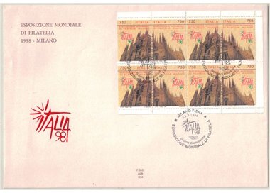 ITALY 1996 FDC (Wing) FDC (Wing) Philatelic Exhibition booklet