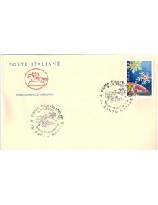 FDC ITALIA 2000 Natale laico 1 Busta Cavallino