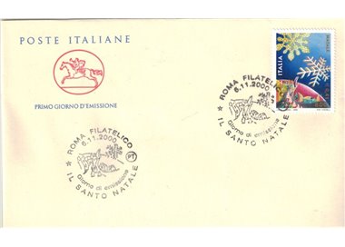 FDC ITALIA 2000 Natale laico 1 Busta Cavallino