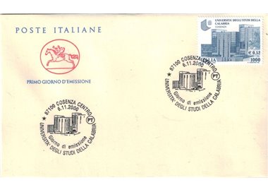 FDC ITALIA 2000 Università di Cosenza 1 Busta Cavallino