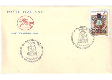 FDC ITALY 2000 Accademia Roveretana 1 Envelope Cavallino