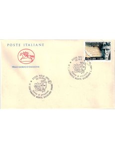 FDC ITALIA 2000 Giordano Bruno 1 Busta Cavallino (Nola)
