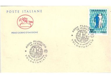 FDC ITALIA 2000 Volunteering 1 Cavallino Envelope