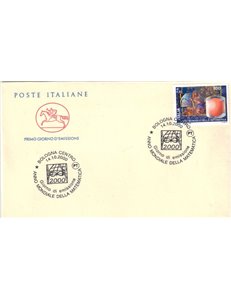 FDC ITALIA 2000 Anno della matematica 1 Busta Cavallino