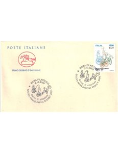 FDC ITALIA 2000 Paraolimpiadi 1 Busta Cavallino
