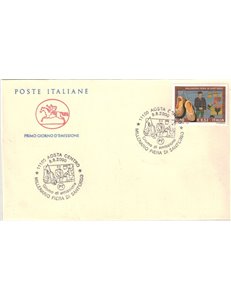 FDC ITALY 2000 Fair of Sant'Orso 1 Envelope Cavallino