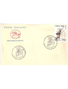 FDC ITALIA 2000 Tiro con l'arco 1 Busta Cavallino