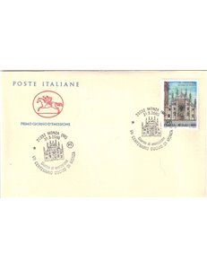 FDC ITALIA 2000 Duomo di Monza 1 Busta Cavallino