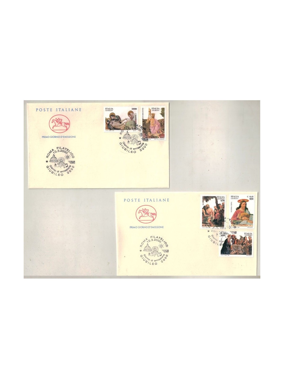 ITALY 2000 FDC (Cavallino) Life of Jesus