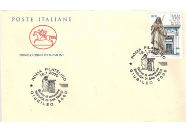 ITALIA 2000 FDC (Cavallino) Basilica di San Paolo