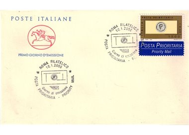 ITALY 2000 FDC (Cavallino) Priority Mail (Rome)