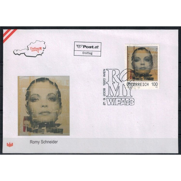 FDC AUSTRIA 2008 Romy Schneider (2)