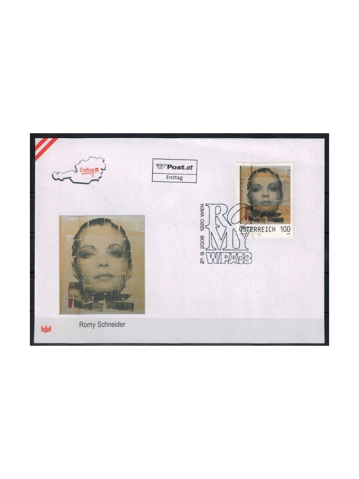 FDC AUSTRIA 2008 Romy Schneider (2)