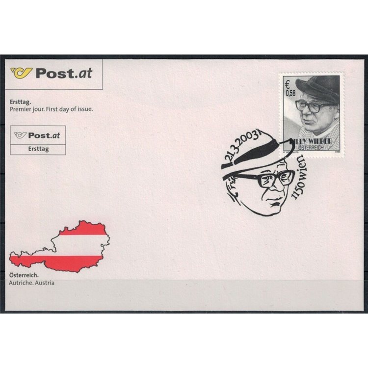 FDC AUSTRIA 2003 Billy Wilder