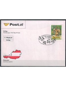 FDC AUSTRIA 2005 Madagascar, animated film