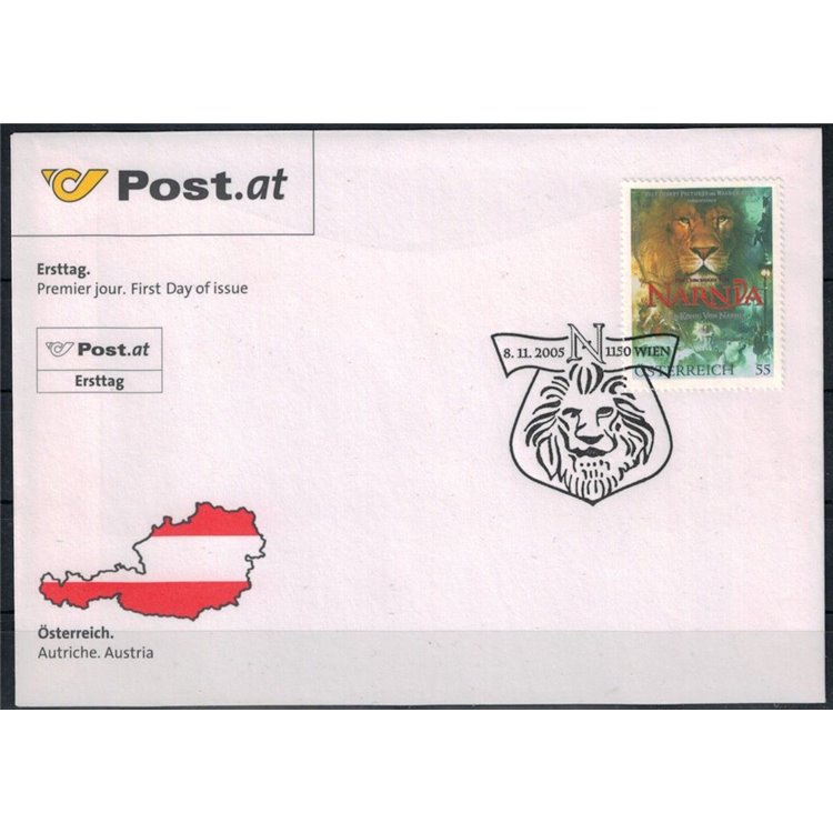 FDC AUSTRIA 2005 The Chronicles of Narnia