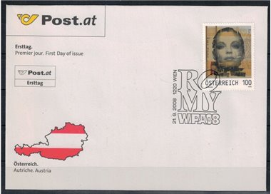 FDC AUSTRIA 2008 Romy Schneider
