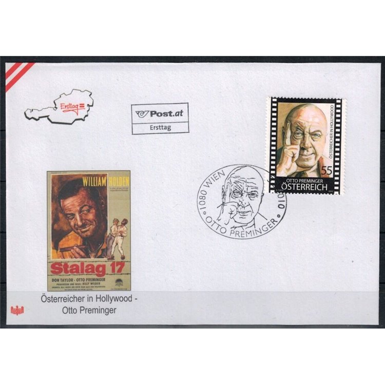 FDC AUSTRIA 2010 Otto Preminger
