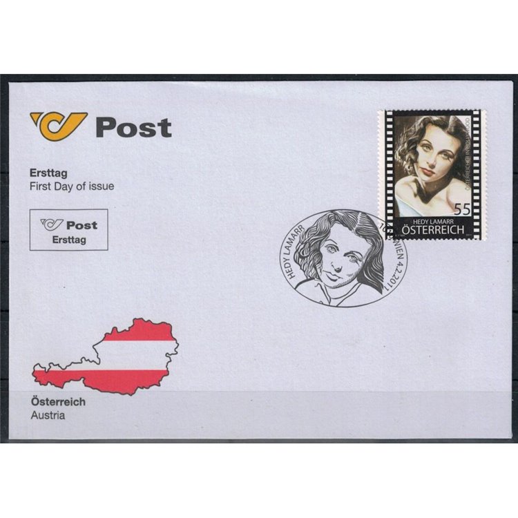 FDC AUSTRIA 2011 Hedy Lamarr
